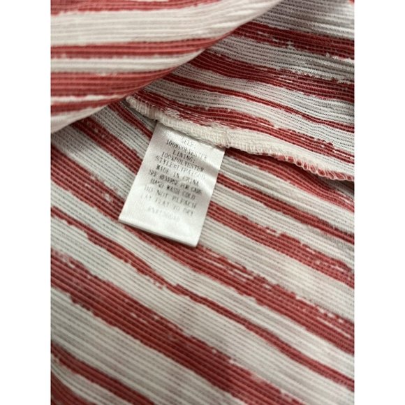 womens wrap around skirt size small by L’ATISTE. red/white pinstripe - Picture 11 of 11